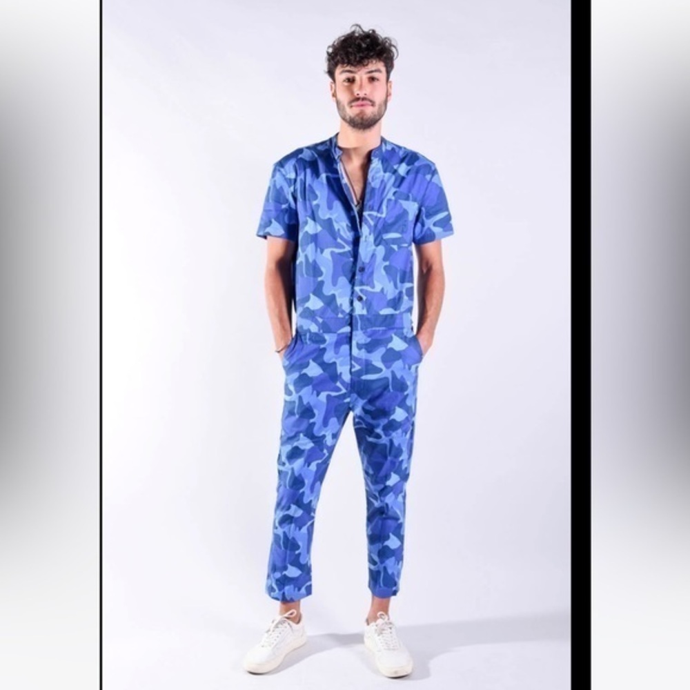 Romphim blue camo rompsuit